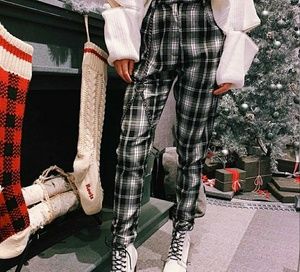 LF MAGS & PYE HARNESS PLAID PANT